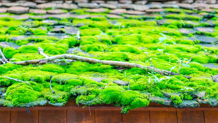 Moss Growing
